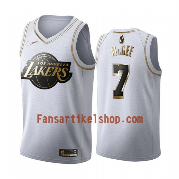 NBA Los Angeles Lakers Trikot JaVale McGee 7 Nike 2019-2020 Weiß Golden Edition Swingman - Herren NBA Los Angeles Lakers Trikot JaVale McGee 7 Nike 2019-2020 Weiß Golden Edition Swingman - Herren